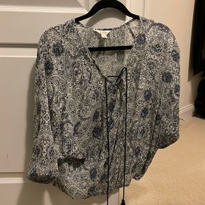 Sun & Shadow paisley top